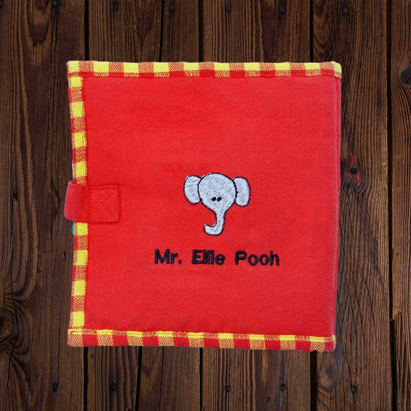 Fabric Kids' Book - Save the Elephants (w)