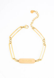 Fearless Gold Chain Bracelet