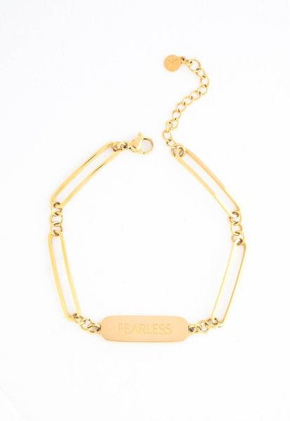 Fearless Gold Chain Bracelet