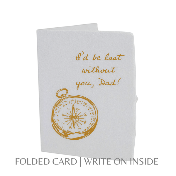 Lost Without You Dad | Father's Day Greeting Card