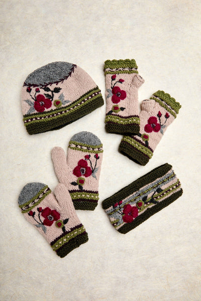 Color Block Dark Forest Knit Headband