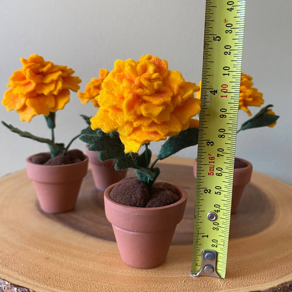 Marigold Felt Forever Flower