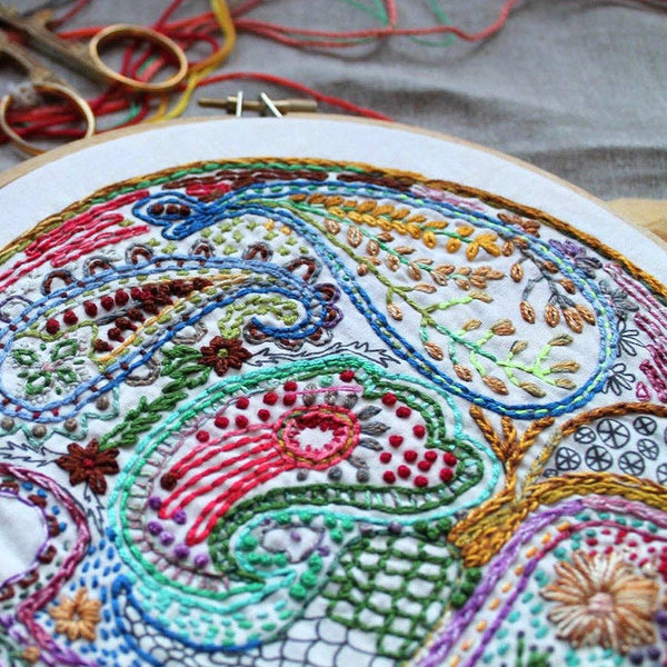 Paisley Printed Sampler