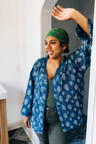 Kantha Stitch Headband