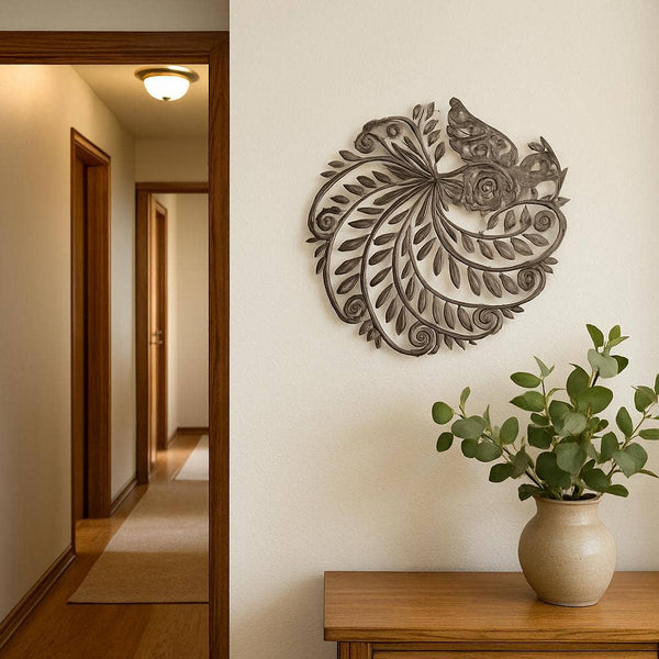 Fanciful 3D Bird Round