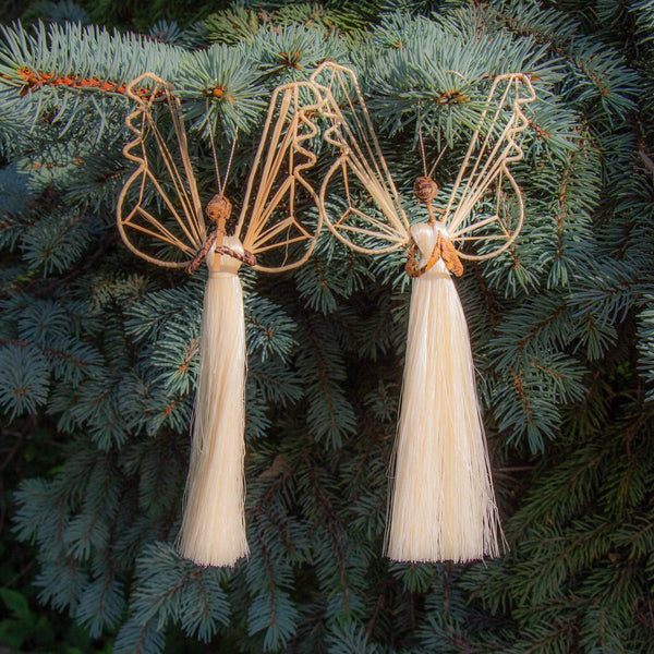 Sisal Angel Ornament