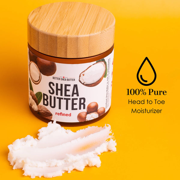 Refined Shea Butter for Skincare & Body Butter Jar