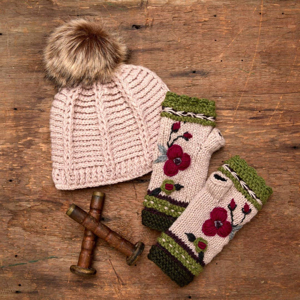 Color Block Dark Forest Beanie