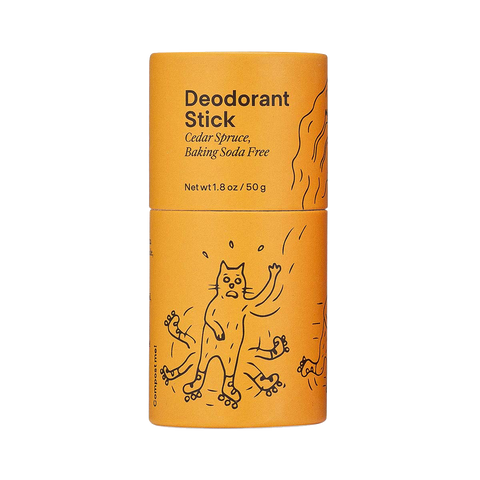 Cedar Spruce Baking Soda Free Deodorant Stick