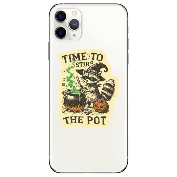 Halloween Stir the Pot Humor High Quality Vinyl Sticker