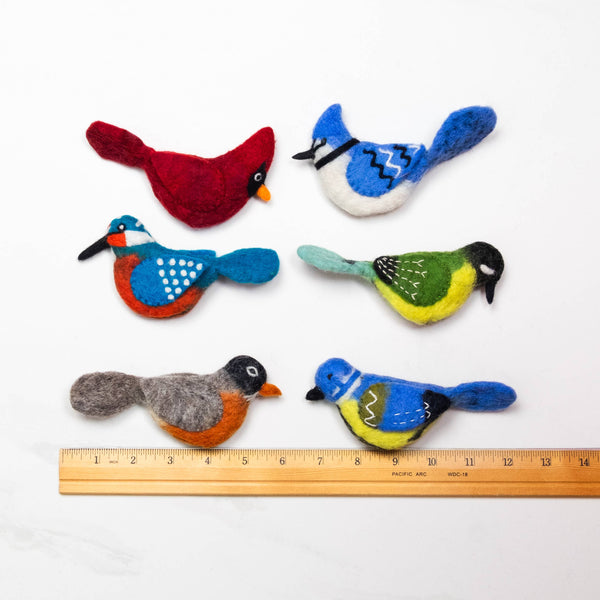 Bird Felt Finger Puppets