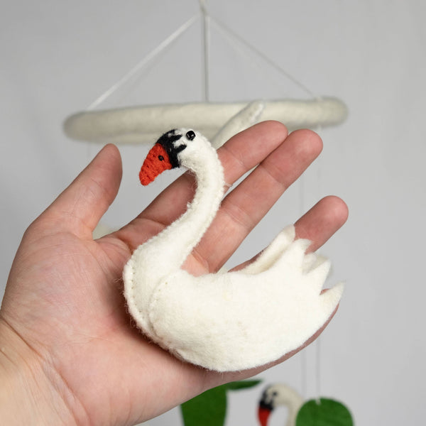 Baby Mobile - Swan - Nursery Decor