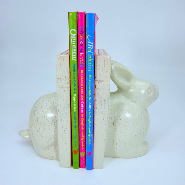 Soapstone Rabbit Bookend (miniature) 7.5" One-of-a-kind