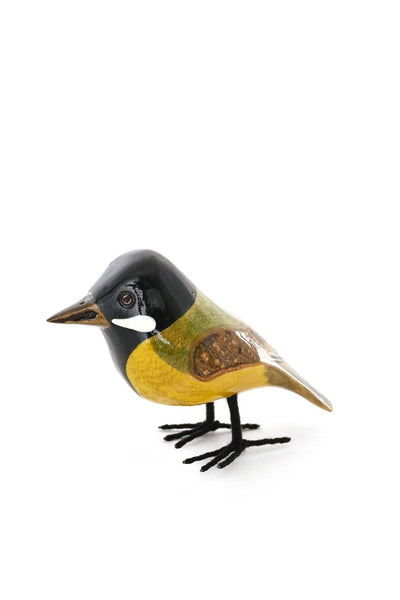 Jacaranda Wood Great Tit Sculpture