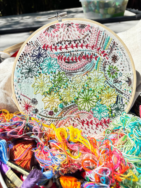 Milky Way Printed Sampler