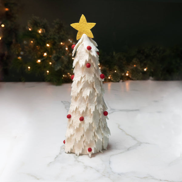 Christmas Decor - White Christmas Tree - Assorted Sizes: Large
