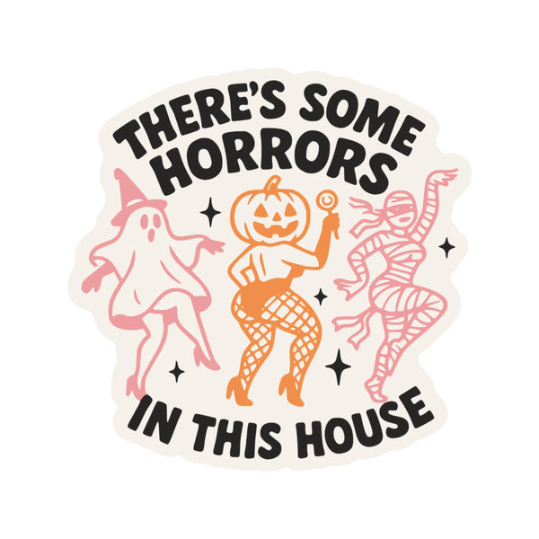 Funny Horror House Halloween High Quality Vinyl Sticker