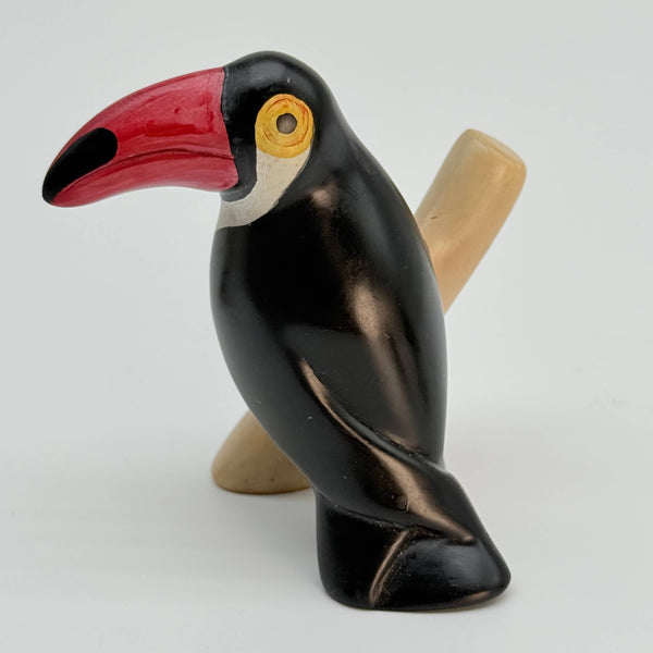 Soapstone Toucan Bird, Assorted Designs, 4" 