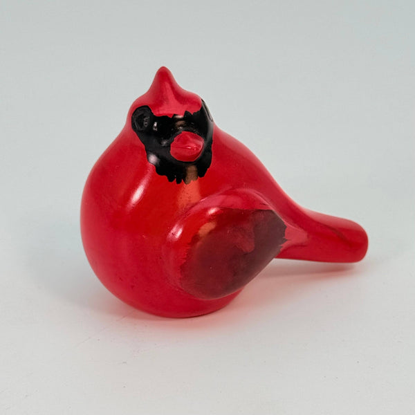 Soapstone Bird, Red Cardinal, Male, 3.5"