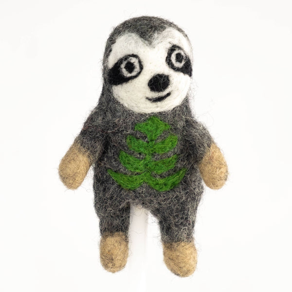 Felt Finger Puppets Sloth