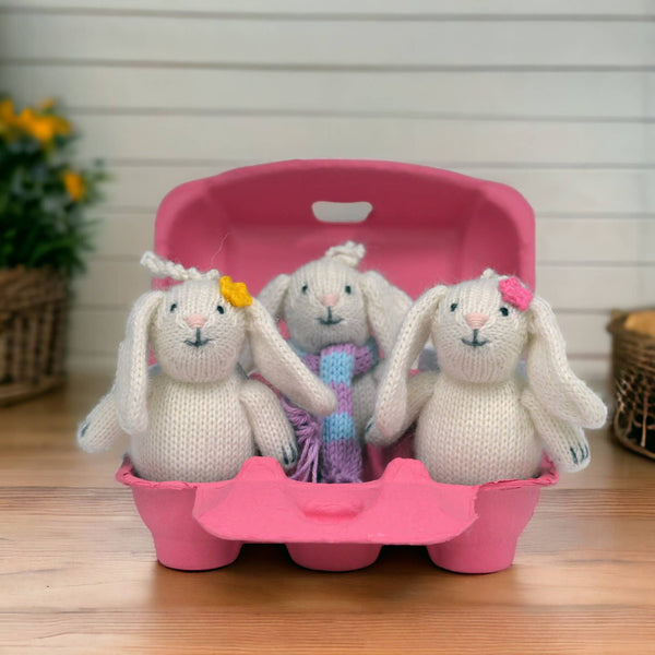 Bunny with Pastel Ornament