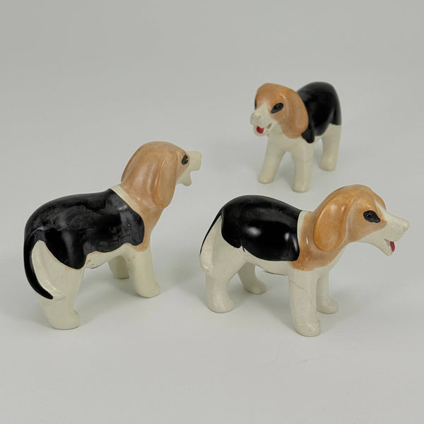 Soapstone Dog, hound Dog, Beagle, Foxhound, 5" 