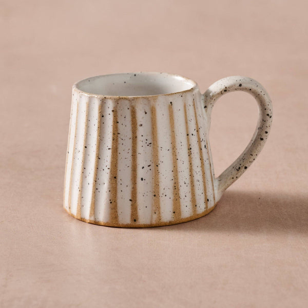 Sundara Conical Fluted Ceramic Espresso Mug