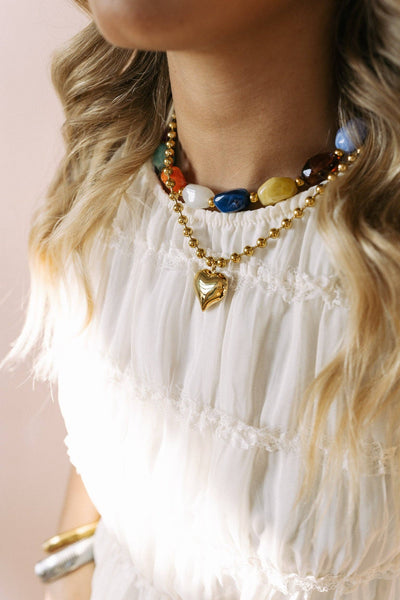 Color Lover Stone Necklace