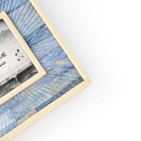 Neela 3x3 Picture Frame - Carved Bone