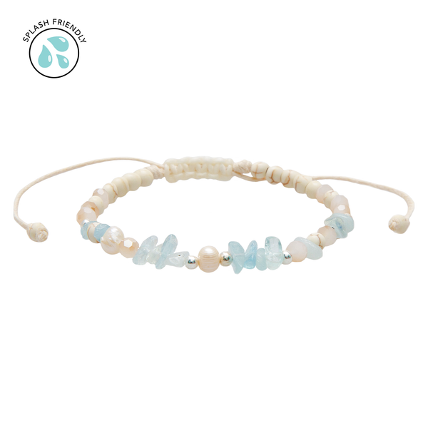 Blue Lagoon Sea Stone Bracelet