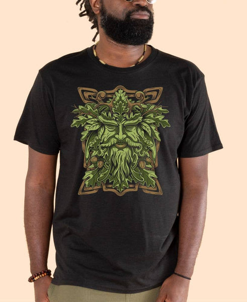 Green Man Organic T-Shirt - Unisex