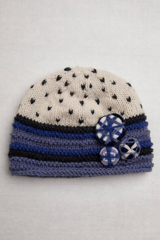 Sadie Blue Knit Beanie