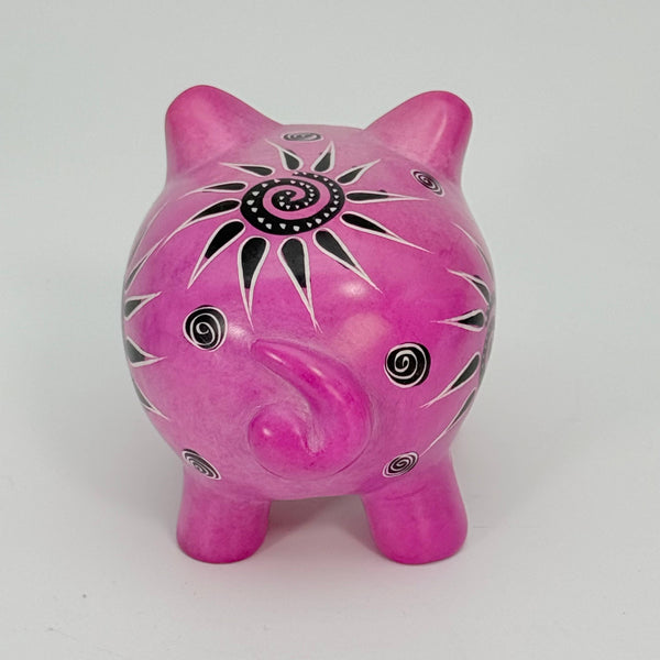 Soapstone Pig, 4" 