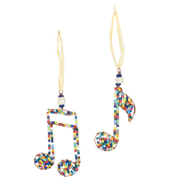 Musical Note Rainbow Ornament