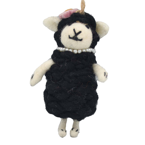 Black Sheep Felt Ornament