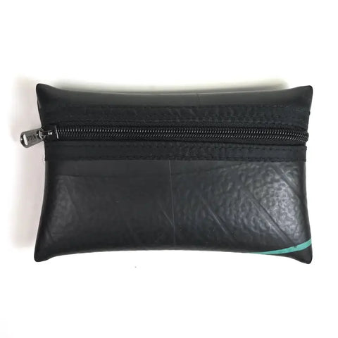 Recycled Inner Tube Zippered Pouch