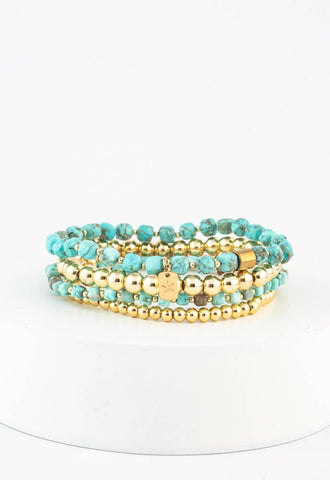 Hope & Harmony Beaded Bracelet Stack