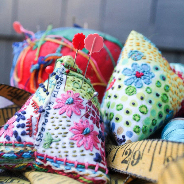 Pin Cushions Project Printed Sampler