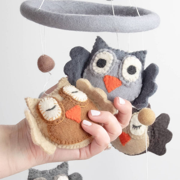 Baby Mobile - Nursery Décor - Owl