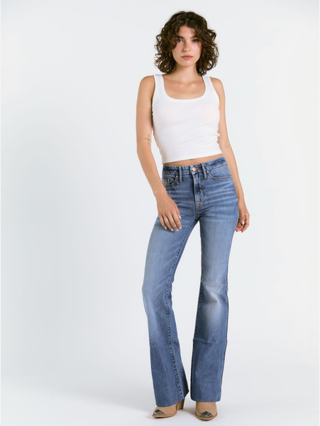 WANDERER 5 POCKET FLARE IN MABEL WASH