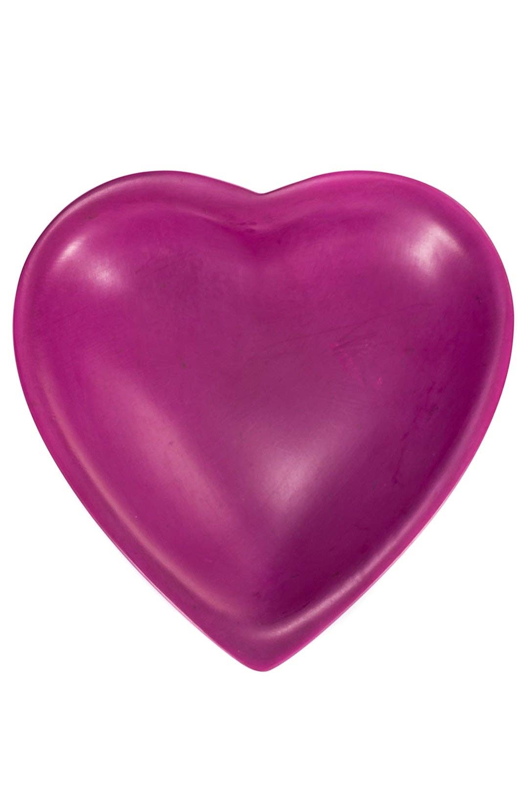 Pink Heart Decorative Soapstone Dish