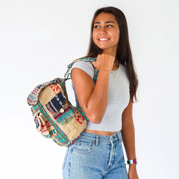 Mini Recycled Travel Backpack Kochi