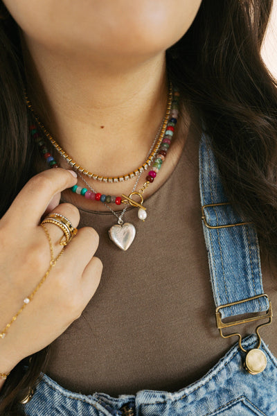 Pearl Pop Beaded Necklace