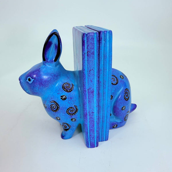 Soapstone Rabbit Bookend (miniature) 7.5" One-of-a-kind
