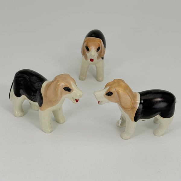 Soapstone Dog, hound Dog, Beagle, Foxhound, 5" 