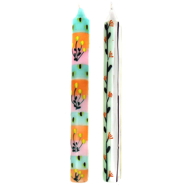 Hand Painted Dinner Candles