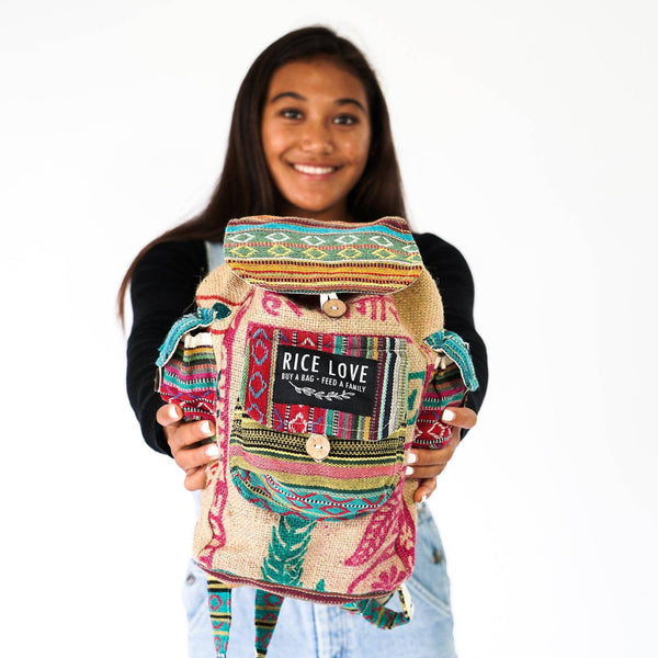 Mini Recycled Travel Backpack Agra