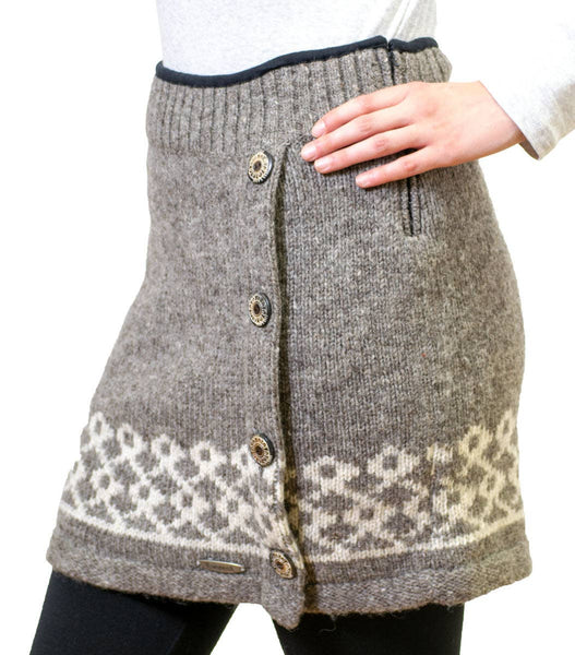 Dolomite Wool Skirt