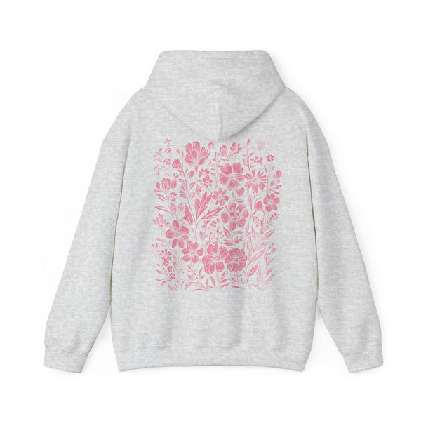 Pink Wildflower Hoodie