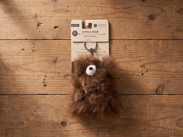 Alpaca Bear Keychain
